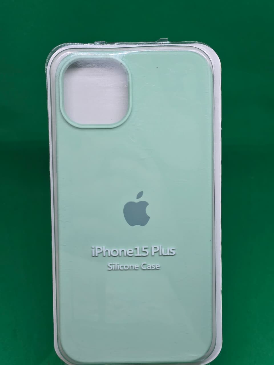 Coque Silicone (Soft Touch) iPhone 15 Plus Vert